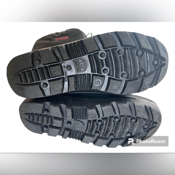 SOREL Women's Size 6 Vintage Kaufman Canada Felt Lined Snowcap Winter Boot Black - Picture 10 of 10